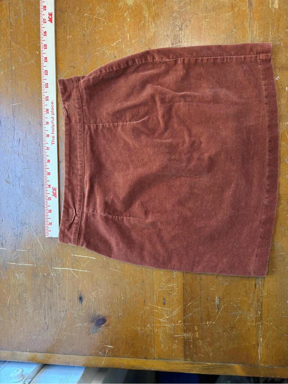 Forever 21 Rust Brown Zip Front Mini Skirt - Picture 5 of 8